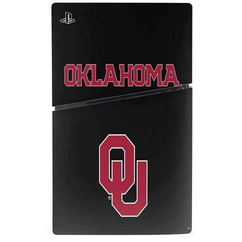 University of Oklahoma Only One Sooners PS5 Slim Disk Bundle Skin