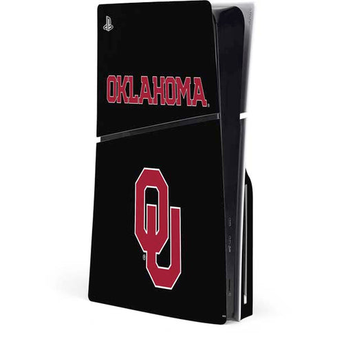 University of Oklahoma Only One Sooners PS5 Slim Disk Console Skin