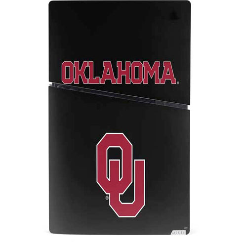 University of Oklahoma Only One Sooners PS5 Slim Digital Edition Bundle Skin