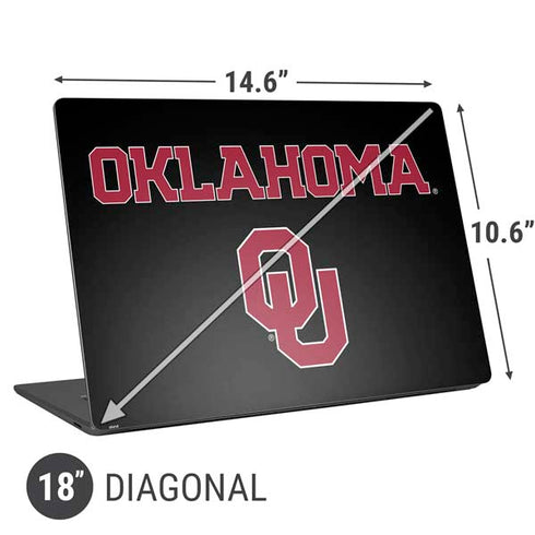 University of Oklahoma Only One Sooners Universal Laptop 18in (14.6 x 10.6in) Skin