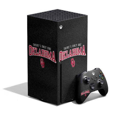 University of Oklahoma Only One Sooners Xbox Series X Bundle Skin