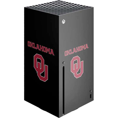 University of Oklahoma Only One Sooners Xbox Series X Console Skin