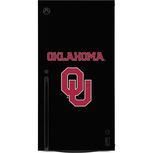 University of Oklahoma Only One Sooners Xbox Series X Console Skin