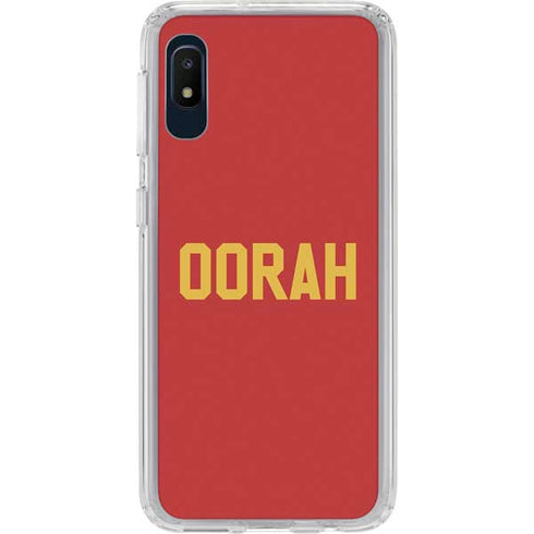 Oorah Military Galaxy A10e Clear Case