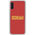 Oorah Military Galaxy A10e Clear Case
