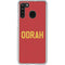 Oorah Military Galaxy A21 Clear Case