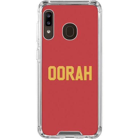 Oorah Military Galaxy A30 Clear Case