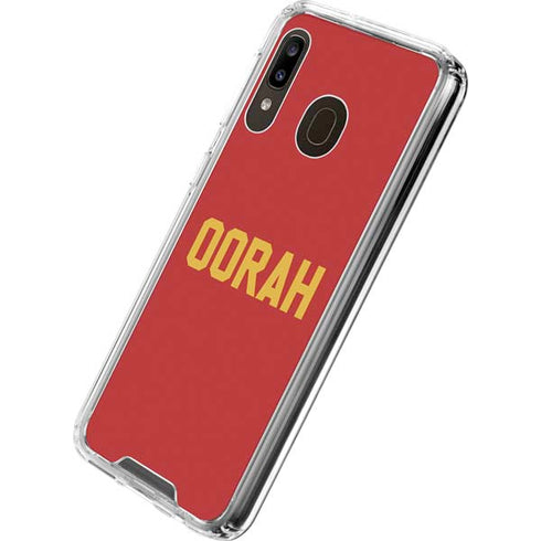 Oorah Military Galaxy A30 Clear Case