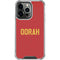 Oorah Military iPhone 13 Pro Clear Case