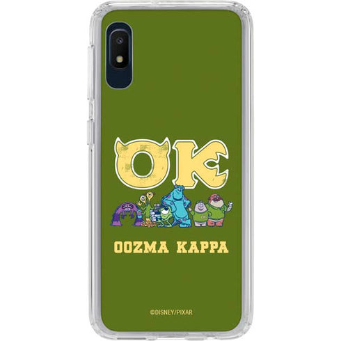 Disney Monsters University Oozma Kappa Galaxy A10e Clear Case