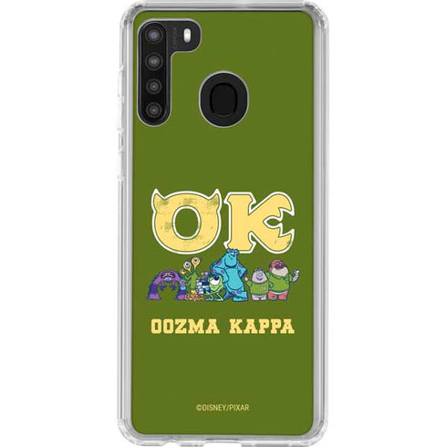 Disney Monsters University Oozma Kappa Galaxy A21 Clear Case