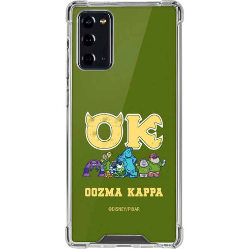 Disney Monsters University Oozma Kappa Galaxy Note20 5G Clear Case