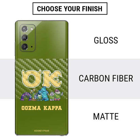 Disney Monsters University Oozma Kappa Galaxy Note20 5G Skin