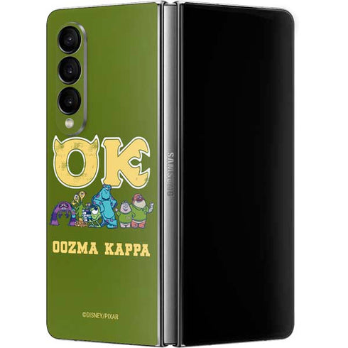 Disney Monsters University Oozma Kappa Galaxy Z Fold4 5G Skin