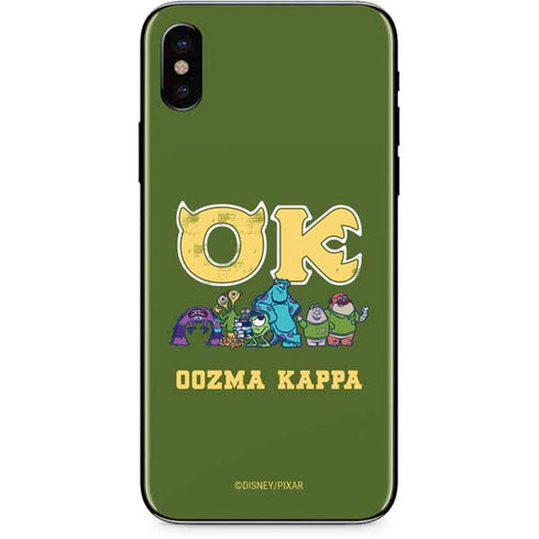 Disney Monsters University Oozma Kappa iPhone X Skin