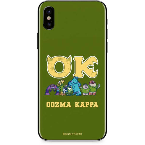 Disney Monsters University Oozma Kappa iPhone XS Skin