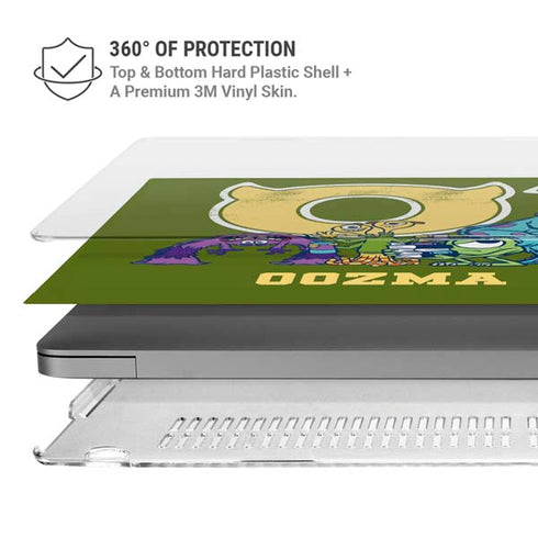 Disney Monsters University Oozma Kappa MacBook Pro 16in (2021-25) Case plus Skin