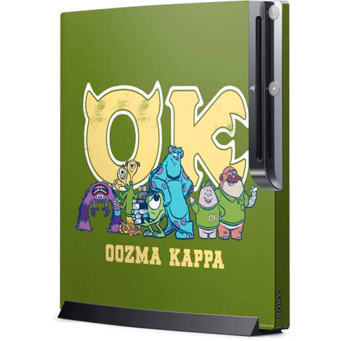 Disney Monsters University Oozma Kappa Playstation 3 & PS3 Slim Skin