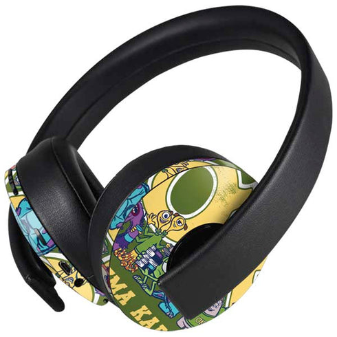 Disney Monsters University Oozma Kappa PlayStation 4 Gold Wireless Headset Skin