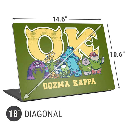 Disney Monsters University Oozma Kappa Universal Laptop 18in (14.6 x 10.6in) Skin