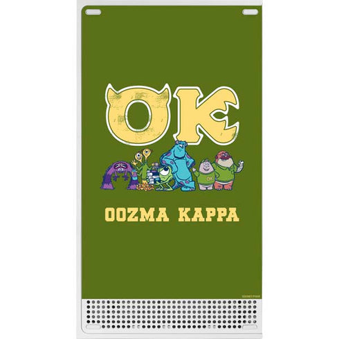 Disney Monsters University Oozma Kappa Xbox Series S Console Skin