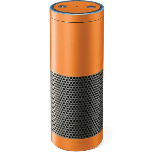 Orange Solid Amazon Echo Skin