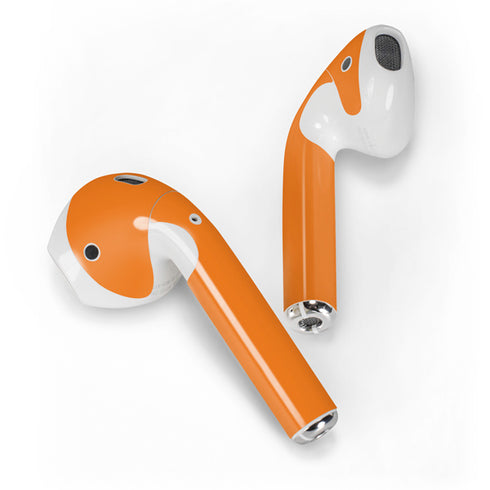 Orange Solid Apple AirPods 2 Skin