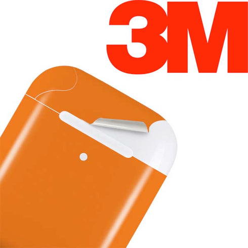 Orange Solid Apple AirPods Skin