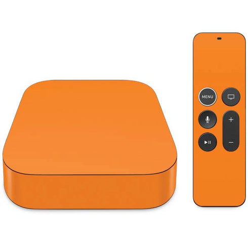 Orange Solid Apple TV Skin