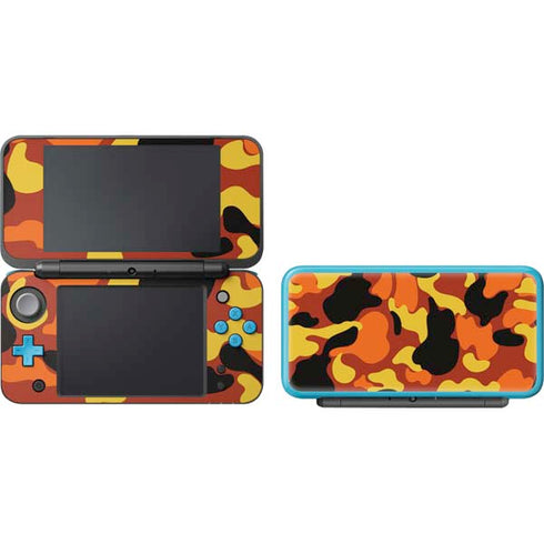 Orange Camo Nintendo 2DS XL (2017) Skin