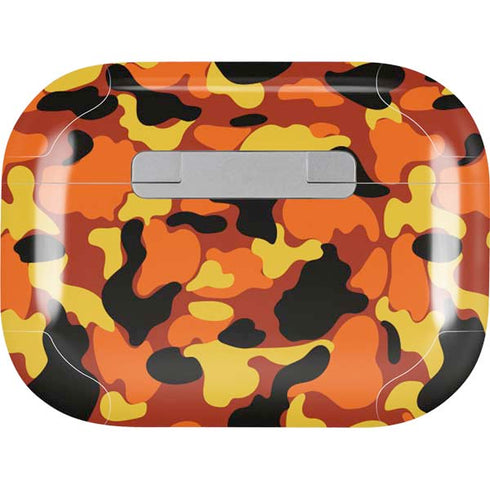Orange Camo AirPods Pro 2nd Gen Skin