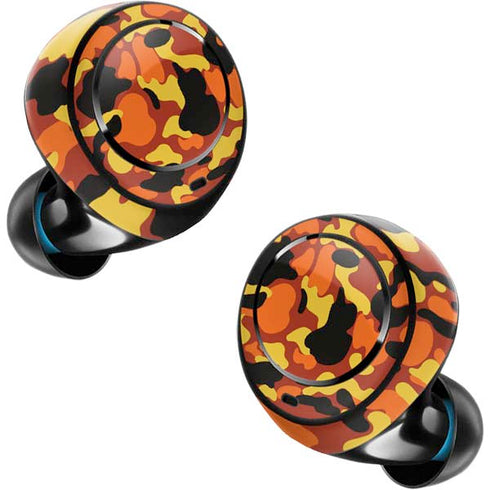 Orange Camo Amazon Echo Buds Skin