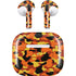 Orange Camo Apple AirPods (3rd Gen 2021) Skin