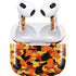 Orange Camo Apple AirPods (3rd Gen 2021) Skin