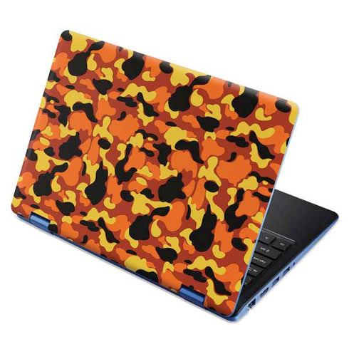 Orange Camo Aspire R11 11.6in Skin