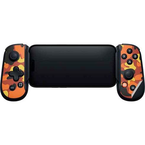 Orange Camo Backbone One for iPhone Game Controller Skin