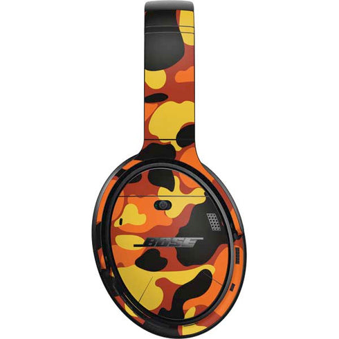 Orange Camo Bose QuietComfort 35 II Headphones Skin