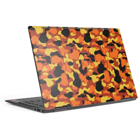 Orange Camo HP Envy Skin