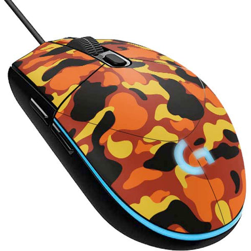 Orange Camo G203 Prodigy RGB Wired Gaming Mouse Skin