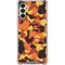 Orange Camo Galaxy A13 5G Clear Case