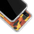 Orange Camo Galaxy A20 Clear Case
