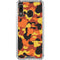 Orange Camo Galaxy A30 Clear Case