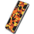 Orange Camo Galaxy A30 Clear Case