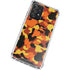 Orange Camo Galaxy A52 5G Clear Case