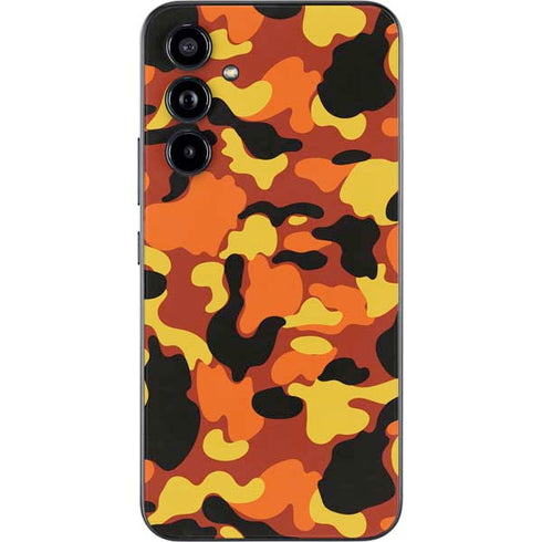 Orange Camo Galaxy A54 5G Skin