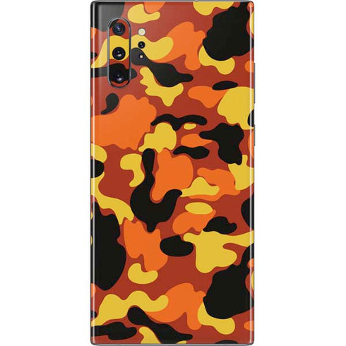 Orange Camo Galaxy Note 10 Plus Skin