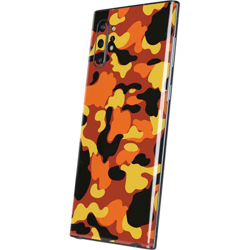 Orange Camo Galaxy Note 10 Plus Skin