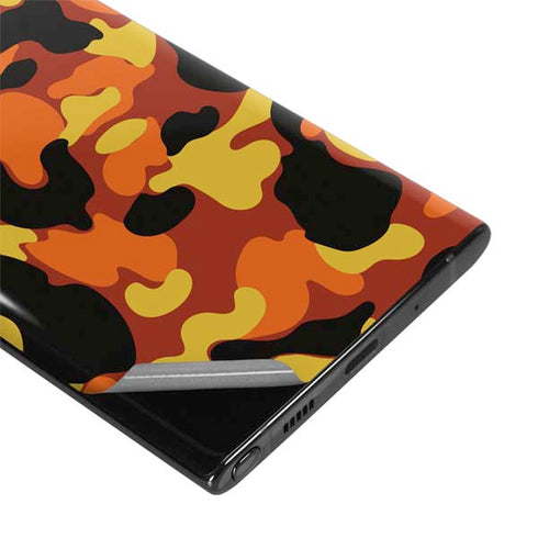 Orange Camo Galaxy Note 10 Plus Skin