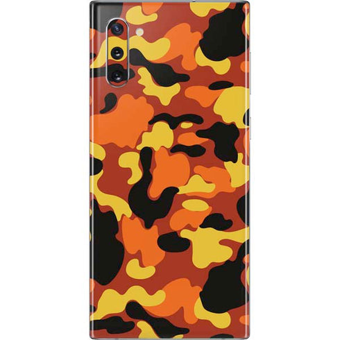 Orange Camo Galaxy Note 10 Skin