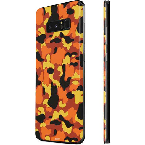 Orange Camo Galaxy Note 8 Skin
